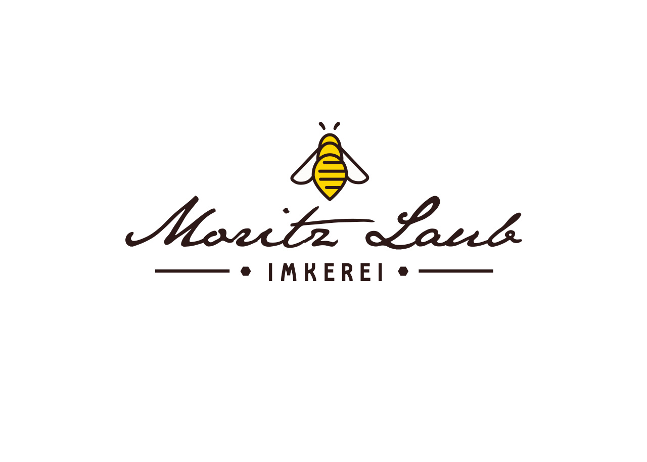 Logo Design Alexandra Siebert für Imkerei Moritz Laub